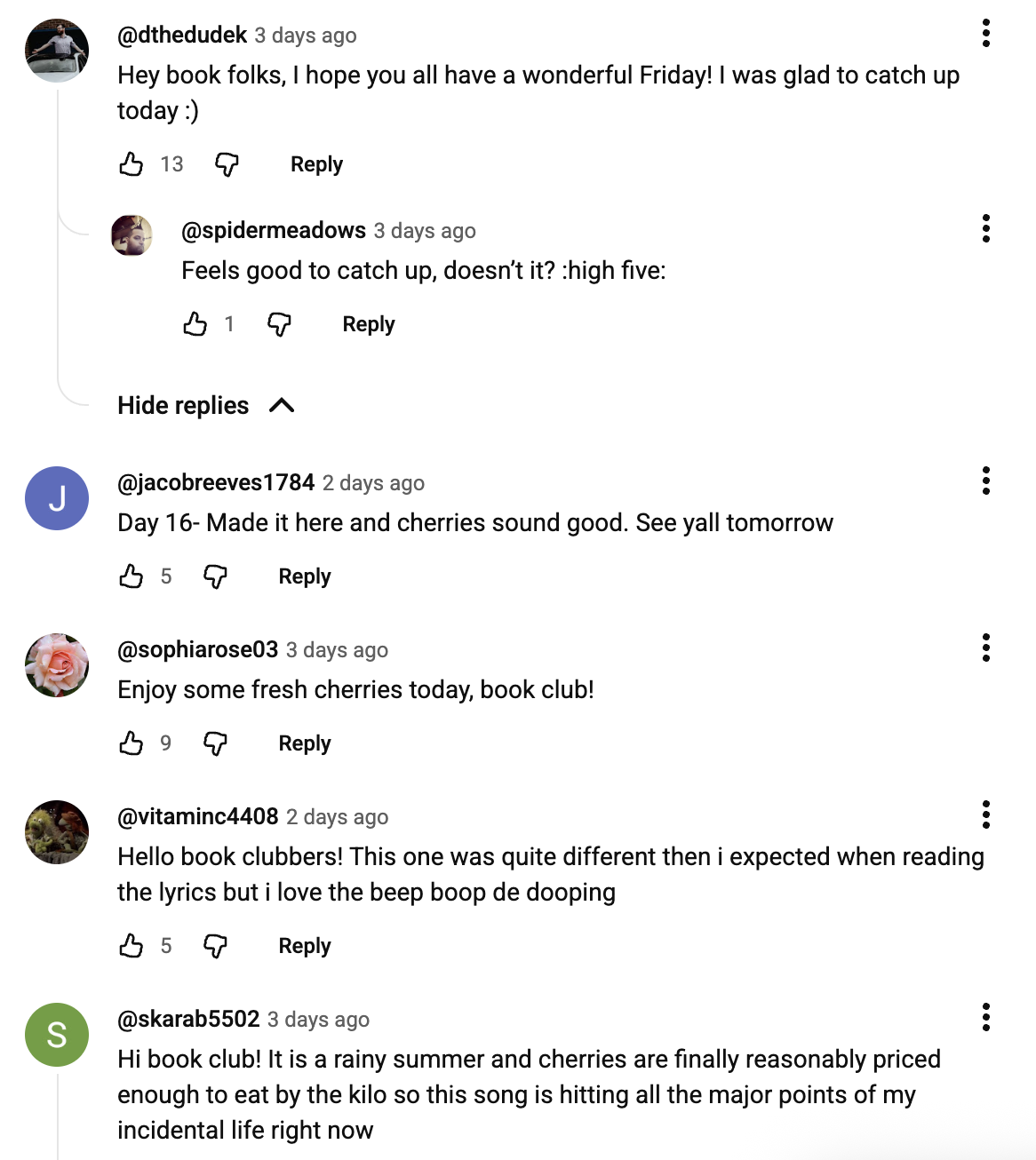 fresh cherries in trinidad youtube comments